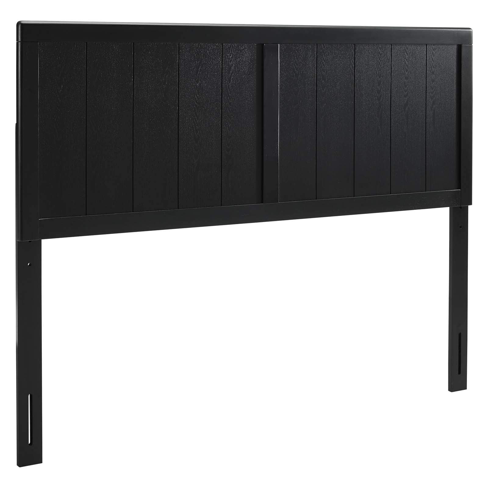 Modway Mod-6219-Blk Robbie King Wood Headboard, Black